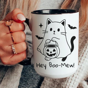 Lustiger Halloween-Katzenbecher, Lustiger unheimli Tasse