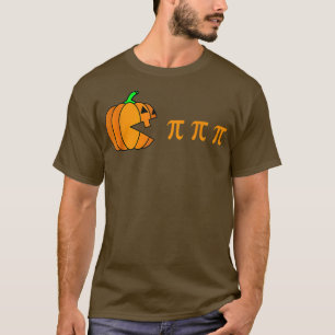 Lustiger Halloween-Kürbis isst Pi-Gamer Männer Fra T-Shirt