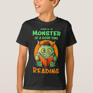 Lustiger Halloween-Lehrer-Bibliothekar-Monster-Les T-Shirt