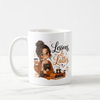 Lustiger Halloween-Lehrer-Kaffee-Mug Spooky Latte Kaffeetasse