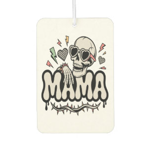 Lustiger Halloween-Mama-Cooler-Totenkopf Autolufterfrischer