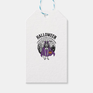 Lustiger Halloween-Mantel-Skeleton-Zitat Vintage-D Geschenkanhänger