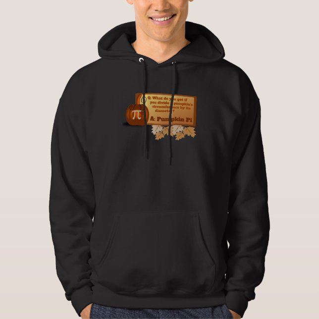 Lustiger Halloween-Mathematiklehrer-Problem-Kürbis Hoodie (Vorderseite)