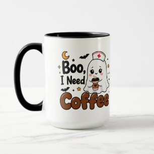 Lustiger Halloween-Nurse-Kaffeebecher Süßer Geist Tasse