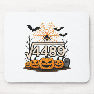 Lustiger Halloween-Quadratwurzel-4489-67-Meme-Math Mousepad