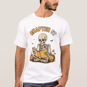 Lustiger Halloween-Skelett-Lesebuch 67 Memes _1 T-Shirt