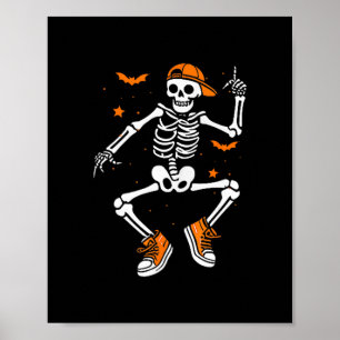 Lustiger Halloween-Skelett-Trump-Halloween-Kostüm  Poster