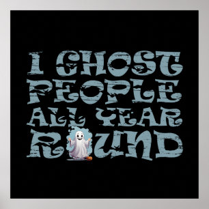 lustiger Halloween-Spruch Poster