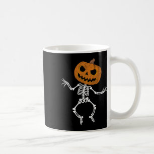 Lustiger Halloween Süßer Skelett-Kürbis-Schädel Da Kaffeetasse