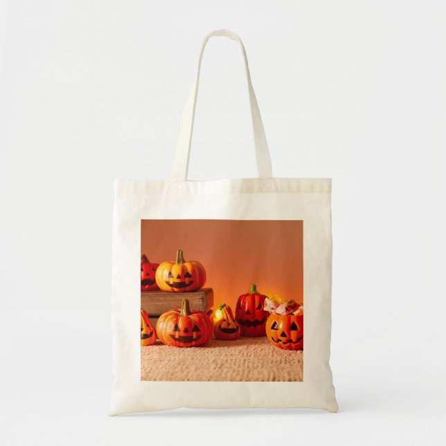 Lustiger Halloween-Totentasche Tragetasche (Vorne)