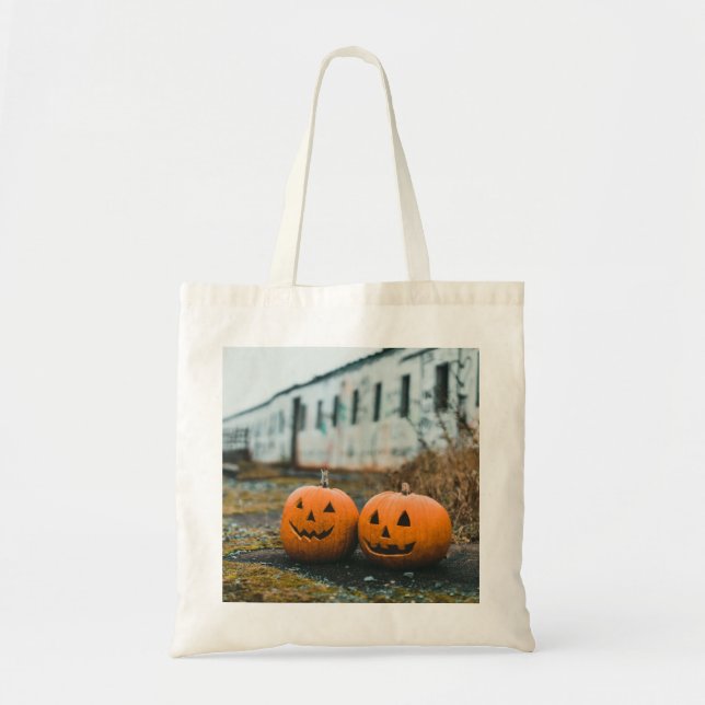 Lustiger Halloween-Totentasche Tragetasche (Vorne)