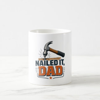 Lustiger Hammer-Kaffeebecher 'Nailed It Dad' für H Kaffeetasse