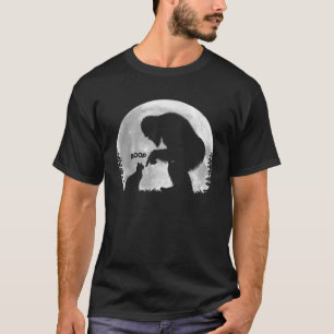 Lustiger Hand Boop Nase Bigfoot Sasquatch Katze Vo T-Shirt