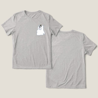 Lustiger handgezeichneter Eisbär  Tri-Blend Shirt