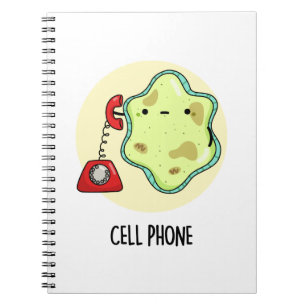 Lustiger Handy-Biologie-Wissenschaftswitz Notizblock