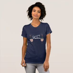 Lustiger hängender Pflanzkübel Makramee Dschungel  T-Shirt