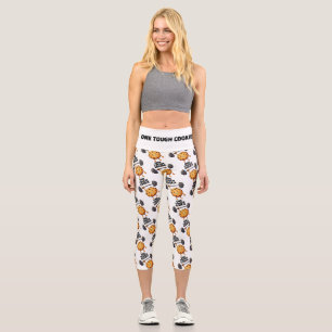 Lustiger harter Keks Hantel stemmen Capri Leggings