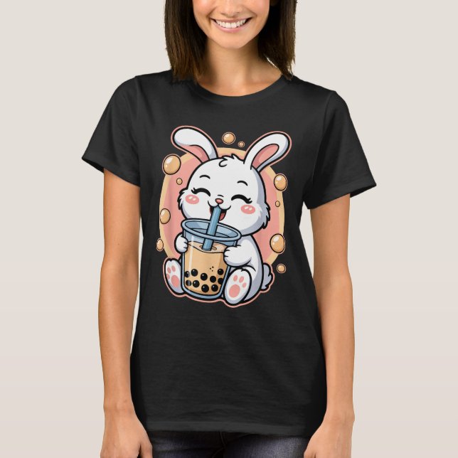 Lustiger Hase Boba Tee Bubble Tea (Vorderseite)
