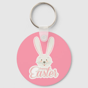 LUSTIGER HASE Happy Ostern Eier Jagd Party Schlüsselanhänger