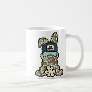 Lustiger Hase Ostereier-Jäger Kaninchenliebhaber F Kaffeetasse