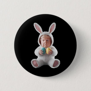 Lustiger Hase Ostern Trump Meme Frohen Ostertag Button