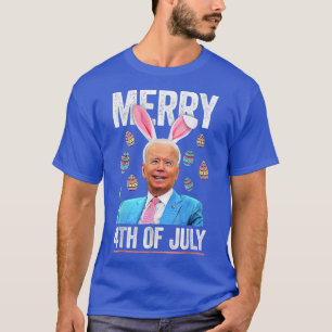 Lustiger Hase Präsident 4. Juli Frohe Ostern T-Shirt
