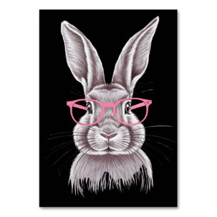 Lustiger Hase Süße Familienschenke Ostern Tischnummer