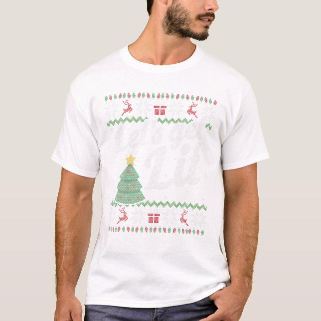 Lustiger hässlicher Pullover Weihnachten (Vorderseite)