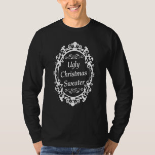 Lustiger hässlicher Weihnachtspullover mit Spiegel T-Shirt