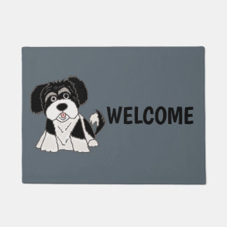 Lustiger Havanese Welpen-HundeCartoon Fußmatte