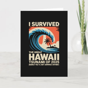 Lustiger hawaiianischer Urlaub Ich überlebte den H Karte