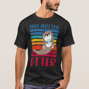 Lustiger Heiß Heißer Otter Otter Liebe Sagen Fisch T-Shirt