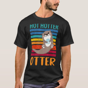 Lustiger Heiß Heißer Otter Otter Liebe Sagen Fisch T-Shirt