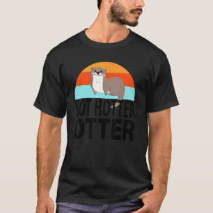 Lustiger Heiß Heißer Otter Otter Liebe Spruch Fisc T-Shirt
