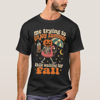 Lustiger Herbstliebhaber Herbst Sommer Kürbiskürbi T-Shirt