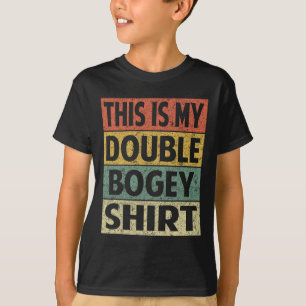 Lustiger Herren Golfer Hacker Das Ist Mein Double T-Shirt