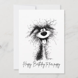 Lustiger herzlicher Geburtstag an Haustiere von Ti Feiertagskarte