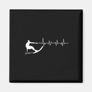 Lustiger Herzschlag Wasserski-Geschenk Cooler Wass Magnet