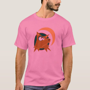 lustiger heulender Kojote T-Shirt