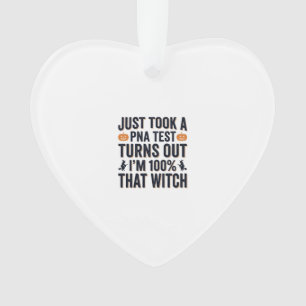 Lustiger Hexen-Test Halloween-Zitat Vektor-Design_ Ornament