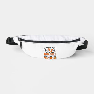 Lustiger Hexenbesen Großes Mädchen Halloween-Shirt Bauchtasche