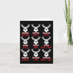 Lustiger Hirsch Jagd Santa Tee Männer Frauen Jäger Karte