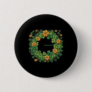 Lustiger hispanischer St. Patrick's Day Küss mich, Button