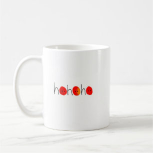 Lustiger Ho Ho Ho Rotnase Handbemalter Weihnachtsb Tasse