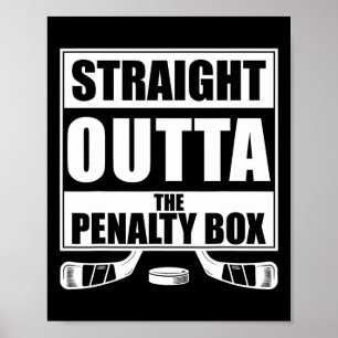 Lustiger Hockey direkt aus der Strafbank  Poster