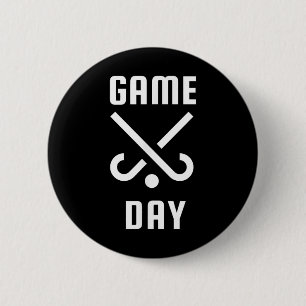 Lustiger Hockey-Spieltag Mom und Dad Spirit Wea Button