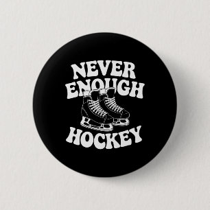 Lustiger Hockeyliebhaber Männer Frauen Jungen oder Button