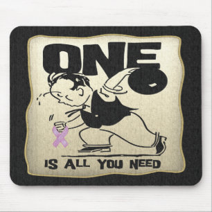 Lustiger Hodenkrebs-Überlebender Mousepad