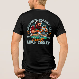 Lustiger Holzarbeiter Vater Familienmensch Tri-Blend Shirt