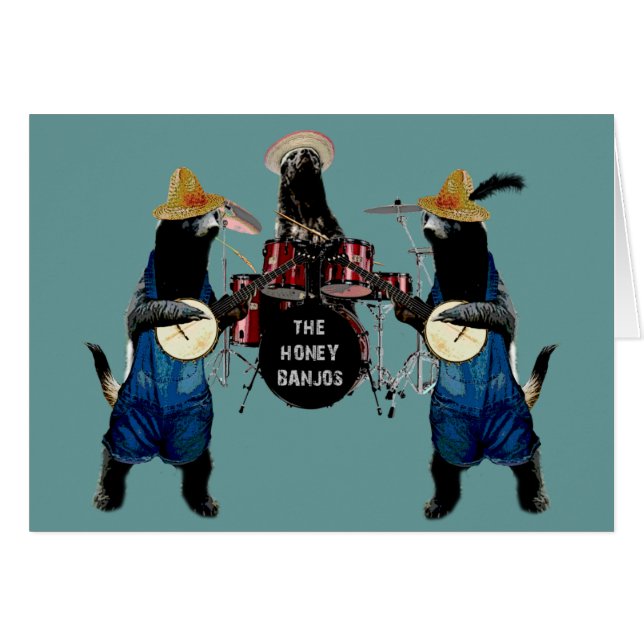 Lustiger Honig-Dachs (Vorderseite (Horizontal))